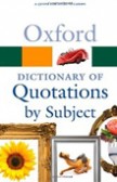 Oxford Dictionary of Quotations by Subject 2nd Ed. Oxford Dictionary of Quotations by Subject 2nd Ed.