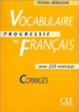 Vocabulaire Progressif du Francais Debutant Corriges