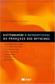 Dictionnaire d´Apprentissage du Francais des Affaires