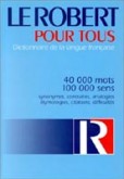 Le Robert pour tous Le Robert pour tous
