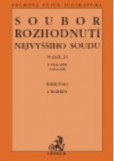 Soubor rozhodnutí Nejvyššího soudu sv.12 Soubor rozhodnutí Nejvyššího soudu sv.12